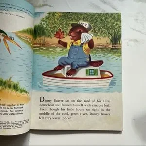 Vintage | Other | A Little Golden Book Danny Beavers Secret | Poshmark